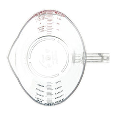 Carlisle 4314207 1 Pint Commercial Plastic Measuring Cup - Clear