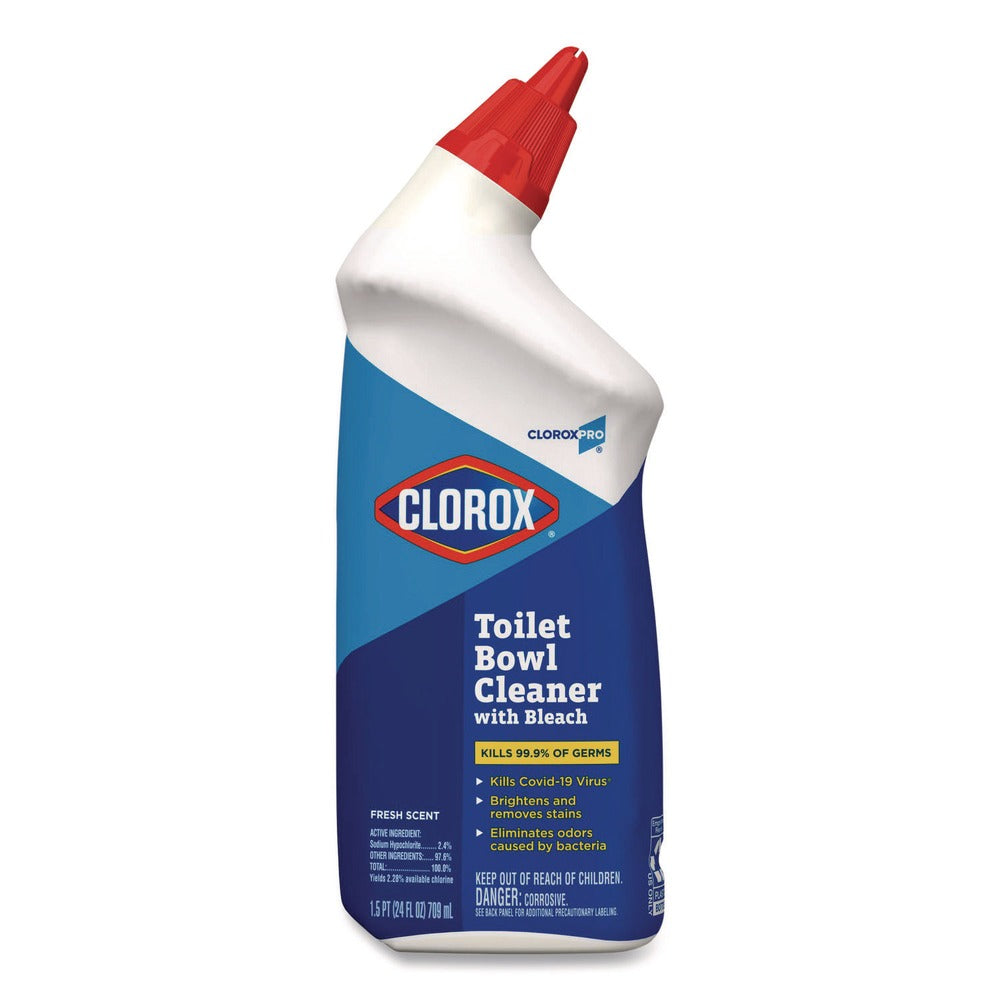 Clorox 24 oz. Bottle Toilet Bowl Cleaner with Bleach - Fresh Scent