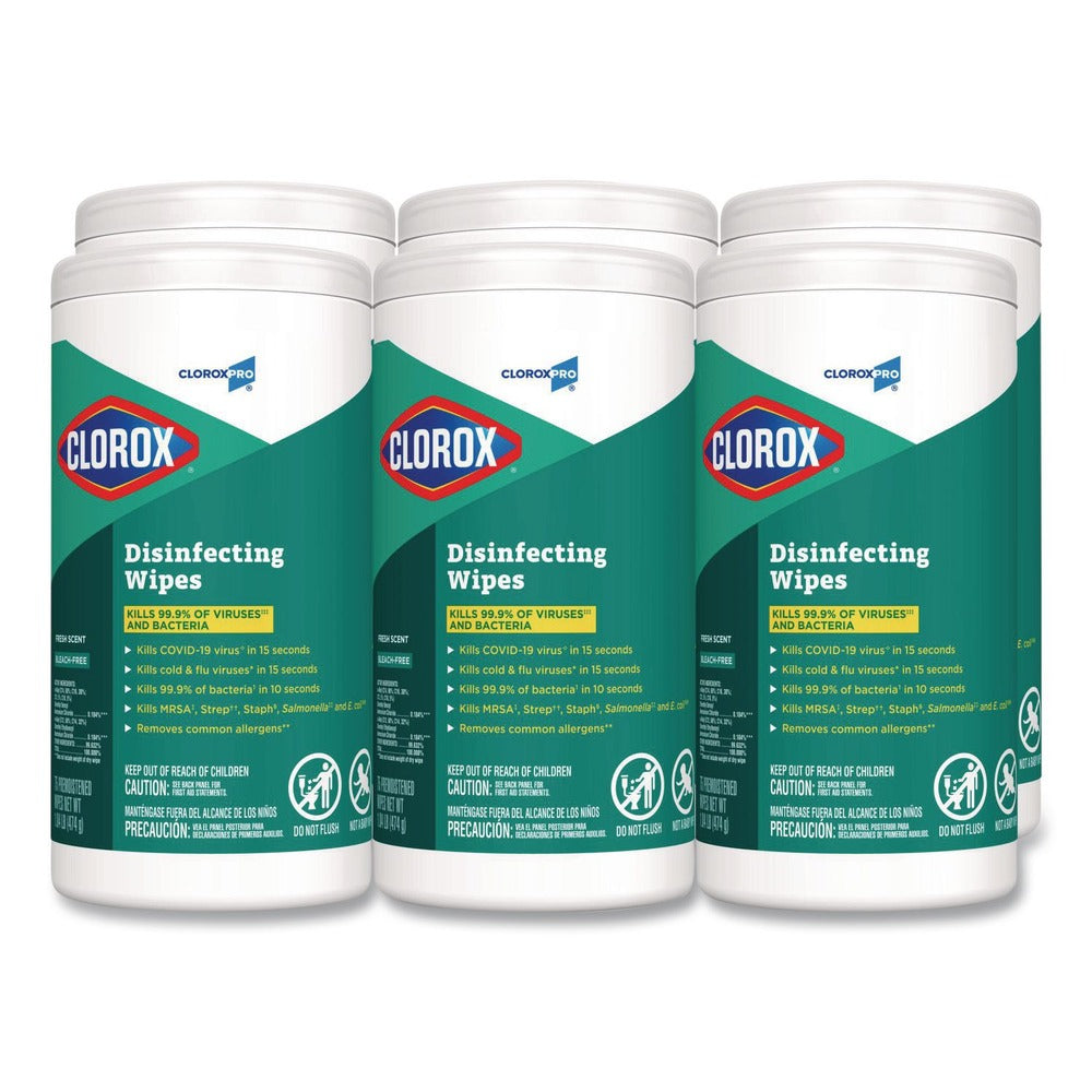 Clorox 6-Pack Disinfecting Wipes - Fresh Scent