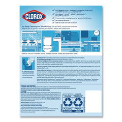 Clorox 7 in. x 8 in. 1-Ply Disinfecting Wipes - Fresh Scent/Citrus Blend, White (35/Canister, 3 Canisters/Pack)