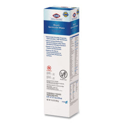 Clorox Healthcare 6.75 in. x 9 in. 1-Ply Individual Bleach Germicidal Wipes - Unscented White (6/Carton)