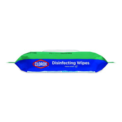 Clorox 8 in. x 7 in. 1-Ply Flex Pack Disinfecting Cleaning Wipes - Fresh Scent White (6/Carton)