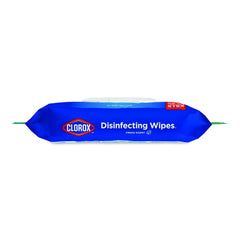 Clorox 8 in. x 7 in. 1-Ply Flex Pack Disinfecting Cleaning Wipes - Fresh Scent White (6/Carton)