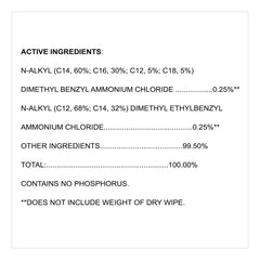 Clorox Healthcare VersaSure 6.75 in. x 8 in. 1-Ply Cleaner Disinfectant Wipes - Original Scent White