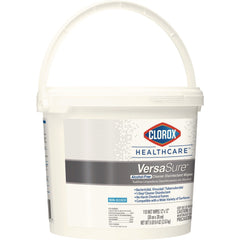 Clorox Healthcare VersaSure 12 in. x 12 in. 1-Ply Cleaner Disinfectant Wipes - Fragranced White