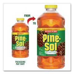 Pine-Sol 80 oz. Concentrated Multi-Surface Disinfectant Cleaner - Pine Scent (6/Carton)