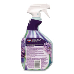 Clorox 60523CT Scentiva 32 oz Bleach-Free Disinfecting Multi-Surface Cleaner - Lavender and Jasmine (9/Carton)
