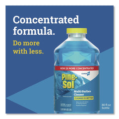 Pine-Sol 80 oz. CloroxPro Concentrated Multi-Surface Cleaner - Sparkling Wave Scent (3/Carton)