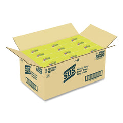 S.O.S. 2.4 in. x 3 in. Steel Wool Soap Pads (15 Pads/Box 12 Boxes/Carton)