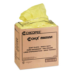 Chix 24 in. x 24 in. Masslinn Dust Cloths - Yellow (50/Bag 2 Bags/Carton)
