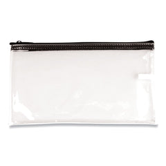 CONTROLTEK 11 in. x 6 in. Vinyl Multipurpose Zipper Bags - Clear