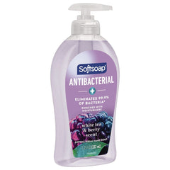 Softsoap US03574A 11.25 oz. Pump Bottle Antibacterial Hand Soap - White Tea and Berry Fusion
