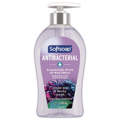 Softsoap US03574A 11.25 oz. Pump Bottle Antibacterial Hand Soap - White Tea and Berry Fusion
