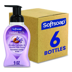 Softsoap 61052503 9 oz Liquid Hand Soap Foam - Dreamy Lavender and Almond Milk (6/Carton)