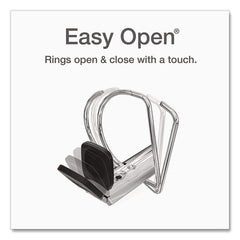 Cardinal 3 in. Capacity 11 x 8.5 Premier Easy Open ClearVue Locking Slant-D Ring Binder - White
