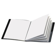 Cardinal ShowFile 12 Letter-Size Sleeves Display Book with Custom Cover Pocket - Black