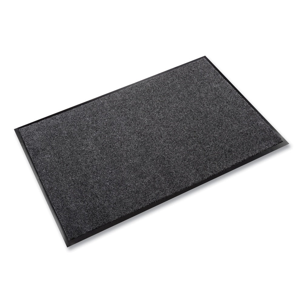 Crown EcoStep 36 in. x 48 in. Rectangular Wiper Mat - Charcoal