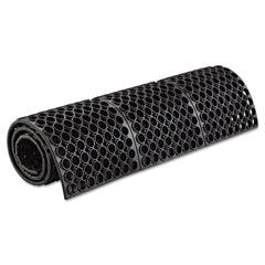Crown 36 in. x 60 in. Safewalk Heavy-Duty Anti-Fatigue Drainage Mat - Black