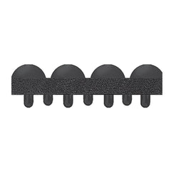 Crown 24 in. x 26 in. Yoga-Flex Anti-Fatigue Mat - Black