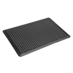 Crown 24 in. x 26 in. Yoga-Flex Anti-Fatigue Mat - Black