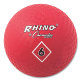 Champion Sports 6 in. Diameter Playground Ball - Red