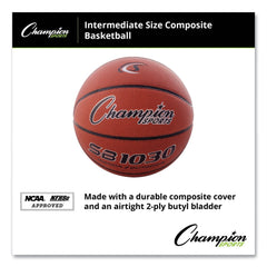Champion Sports Composite Basketball - Brown/Official Intermediate Size