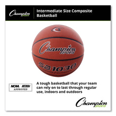 Champion Sports Composite Basketball - Brown/Official Intermediate Size