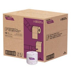 Cascades PRO 4 in. x 3.25 in. 2-Ply Select Standard Bath Tissue - White (48/Carton)