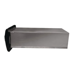 Cascades PRO DN200 6.25 in. x 18 in. x 6.5 in. Tandem In-Counter Interfold Napkins Dispenser - Black