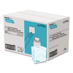 Cascades PRO 2-Ply Cube Box Signature Facial Tissue - White (36 Boxes/Carton)