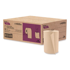 Cascades PRO H035 7.88 in. x 350 ft. 1-Ply Select Hardwound Roll Towels - Natural (12 Rolls/Carton)