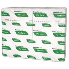Cascades PRO 6.5 in. x 4.25 in. 1-Ply Perform Interfold Napkins - White (6016/Carton)