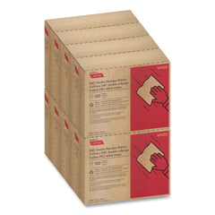 Cascades PRO 9.75 in. x 16.5 in. Tuff-Job Double Recrepe Wipers - White (8 Boxes/Carton)