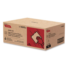 Cascades PRO 9.75 in. x 16.75 in. 1-Ply Tuff-Job Spunlace Towels - White (6 Boxes/Carton)