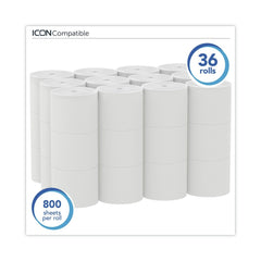 Scott 2-Ply Septic Safe Essential Extra Soft Coreless Standard Roll Bath Tissue - White (36/Carton)