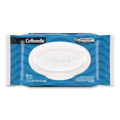 Cottonelle Fresh Care 1-Ply 3.73 in. x 5.5 in. Flushable Cleansing Cloths - White (8/Carton)