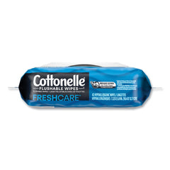 Cottonelle Fresh Care 3.75 in. x 5.5 in. 1-Ply Flushable Cleansing Cloths - White (12/Carton)