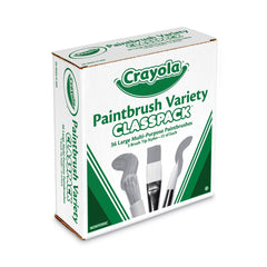 Crayola Large Variety Paint Brush Classpack (36/Set)