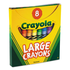 Crayola Tuck Box Large Crayons (8/Box)