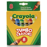 Crayola Jumbo Crayons - Assorted Colors (8/Box)
