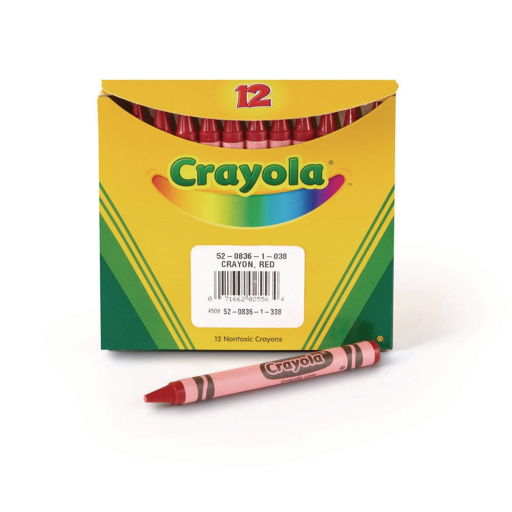 Crayola Bulk Crayons - Red (12/Box)