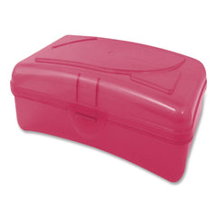 Cra-Z-Art Plastic School Box, 1 Compartment, 8 x 5.13 x 2.13, Randomly Assorted Colors