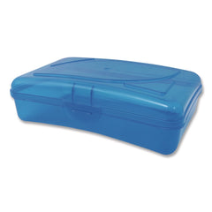 Cra-Z-Art Plastic School Box, 1 Compartment, 8 x 5.13 x 2.13, Randomly Assorted Colors