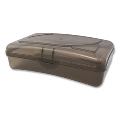 Cra-Z-Art Plastic School Box, 1 Compartment, 8 x 5.13 x 2.13, Randomly Assorted Colors
