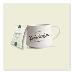 PapaNicholas Coffee 25186 Premium Coffee - Decaffeinated French Roast (18/Carton)