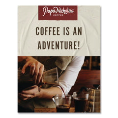 PapaNicholas Coffee 25186 Premium Coffee - Decaffeinated French Roast (18/Carton)