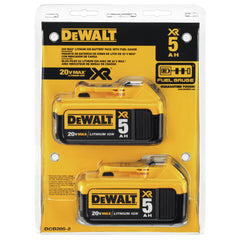 Dewalt (2) 20V MAX 5 Ah Lithium-Ion Batteries
