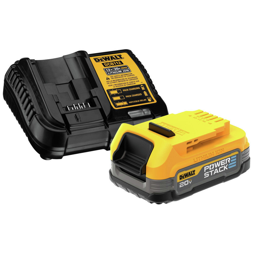 Dewalt 20V MAX POWERSTACK Compact Lithium-Ion Battery and Charger Starter Kit (1.7 Ah)