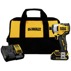 Dewalt ATOMIC 20V MAX Brushless Lithium-Ion 1/4 in. Cordless Impact Driver Kit (1.5 Ah)