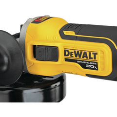Dewalt 20V MAX XR Brushless Lithium-Ion 4.5 in. Cordless Slide Switch Small Angle Grinder with Kickback Brake (Tool Only)